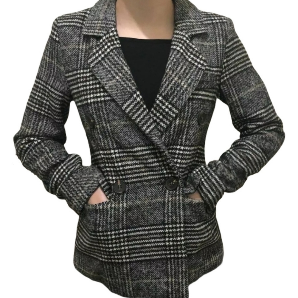 JACHS Girlfriend Structured Wool Suit Jacket